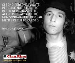 Rino gaetano il 2 giugno 1981, alle ore 3:55 del mattino, rientrava a casa quando è stato investito da un camion, dopo aver perso i sensi (secondo la versione dell'autista) ed essere finito. Ciao Rino Club Rino Gaetano