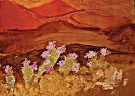 It can be understood that a little bit different color is normal. Cactus Flower Painting By Michela Curtis Artmajeur