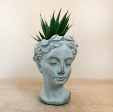 Greek Goddess Vase Head