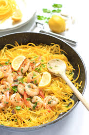 Garlic Butter Shrimp With Yellow Squash Noodles Dish By Dish Yellow Squash Recipes Squash Noodles Squash Noodles Recipes
