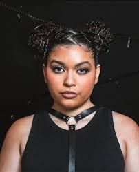 In my modeling era 🤩 for Rebel Hair NJ Hair: @magic.mirr0r &  @strazzabeatdown Makeup: @lucy_makeup18 Photographer: @nj_native_photo  CYBER PUNK SPRING