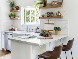 A blank wall to the left. 23 Kitchen Bar And Eat In Counter Design Ideas