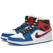 Check spelling or type a new query. Air Jordan 1 Mid Se White Red Blue End