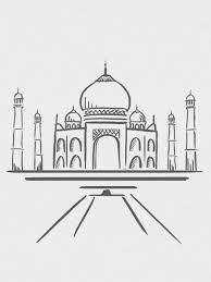 Line Animals Cross Iantha Lines Naicker Dibujos De Ciudades Ciudad Dibujo Taj Mahal Dibujo
