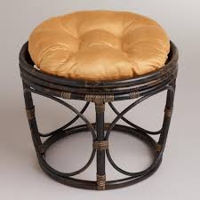 Allow me to juggle your mind with a short history: Amber Gold Micro Suede Papasan Stool Cushion Yellow Microfiber By World Market The Best Web