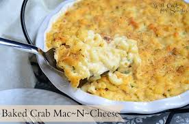 My buddy used to make something similar but with hamburger instead of steak. Baked Crab Mac And Cheese Will Cook For Smiles