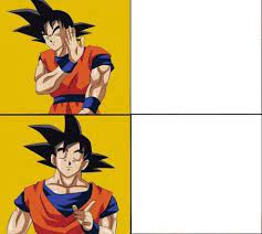 Freetoedit Goku Drake Dragonball Dbz Meme Template Dbz Memes Goku Meme Anime
