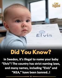 Unusual Baby Naming Laws in Sweden