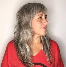 Hairstyles for women over 60 with fine hair. Long Layered Salt And Pepper Hairstyle Gorgeous Gray Hair Gray Hair Highlights Hair Styles
