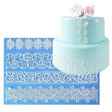 Grosse Europaischen Vier Form Blume Kollektionen Lace Border Form Fondant Kuchen Spitze Form Silikon Matte Kuchen Dekorati Kuchen Mit Fondant Silikonform Backen