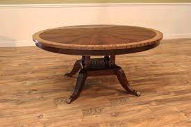 George dining table, 60x60 by woodcraft (1) $5,500. 60 Round Flame Mahogany Dining Room Table By Hickory Chair Mount Vernon Collection