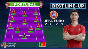 Dit ek is het eerste waarbij de wedstrijden niet in één of twee landen gespeeld worden. Portugal Starting Xi 2021 Euro Best Line Up Portugal 2021 Uefa Euro 2021 Youtube