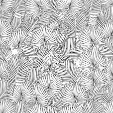 You can use our amazing online tool to color and edit the following palm leaf coloring pages. Coloring Page For Adult Coloring Book Seamless Background Palm Leaves Black And White Stock Vector Illustration Of Contour Hawaii 71273077