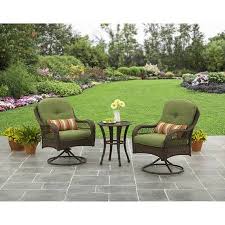 Better Homes And Gardens Azalea Ridge 3 Piece Outdoor Bistro Set Walmart Com Outdoor Bistro Set Outdoor Furniture Sets Bistro Set