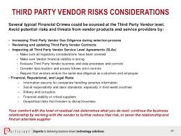 Learn how to develop an effective vrm 4 reasons your business needs a vendor risk management policy. Navigate The Financial Crime Landscape With A Vendor Management Progr