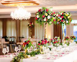 Head Table Set At This Beautiful Wedding Reception At Black Iris Estate In Carmel Indiana Estate Wedding Venue Beautiful Wedding Reception Estate Wedding