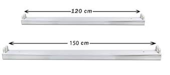 Fabricant de led pour les entreprises, maintenant pour les particuliers. Plafoniera Reglette Per 2 Neon Led Tubo Attacco T8 220v Soffitto 120 150 Cm