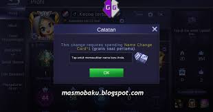 Namun sangat berbeda dengan saat membeli kebanyakan hero, kartu ganti nama hanya dapat. Script Ganti Nama Akun Mobile Legends With Game Guardian Script Moba