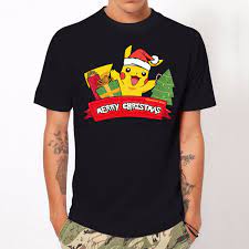 Check spelling or type a new query. Pokemon Pikachu Xmas Christmas T Shirt Mens O Neck Tee Shirt Slim T Shirt Cycling Cotton Tee Clothes Wish