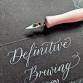 Modern Calligraphy for Beginners at Definitive Brewing Company