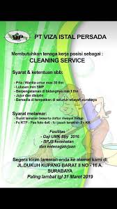 Tentunya sudah tidak asing lagi bagi sebagian masyarakat indonesia. Lowongan Kerja Cleaning Service Gaji Umr Di Surabaya