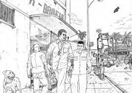 Grand theft auto v 4k by fedota. Gta Coloring Pages Download Or Print For Free The Best Images