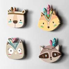 Wood Wall Decor Wooden Toy Creative Sticker Nursery Baby Kids Room Decorators Kidsdecor Roomdecor Dreamroom Baby Girl Room Decor Wood Wall Decor Animal Room