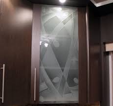 Awesome Wooden Kitchen Wall Cabinet With Frosted Glass Door Feature Dark Oak Kitchen Ca Glass Kitchen Cabinet Doors Glass Doors Interior Glass Kitchen Cabinets