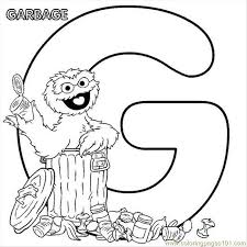 Children love to know how and why things wor. Sesamestreet Coloring G Oscar Coloring Page For Kids Free Sesame Street Printable Coloring Pages Online For Kids Coloringpages101 Com Coloring Pages For Kids