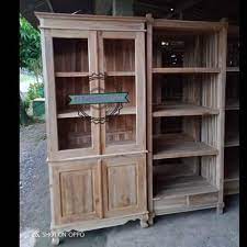 Maybe you would like to learn more about one of these? Lemari Dapur Kayu Jati Lemari Rak Piring Ukir Mentahan Shopee Indonesia