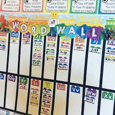 This Is A Magnetic Lego Themed Word Wall With Pre Primer Kindergarten First G Kindergarten Classroom Decor Writing Center Kindergarten Word Wall Kindergarten