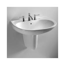 supreme vitreous china oval wall mount