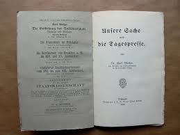 Alle cookies verwenden cookies verwalten cookies ablehnen. Unsere Sache Und Die Tagespresse Karl Bucher Buch Antiquarisch Kaufen A027tsnc01zze