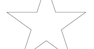 How To Draw A Perfect Star For A Star Pillow Drawing Stars Star Template Star Diy