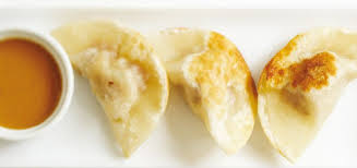 Pork Dumplings With Peanut Sauce Ricardo Recipe Peanut Sauce Pork Dumpling Food
