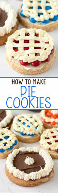 Easy Pie Cookies - Crazy for Crust