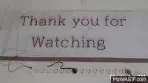 The global community for designers and creative professionals. Thank You For Watching Electric Fire Letter On Make A Gif