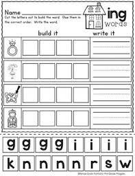 Ing Word Family Activities Word Family Activities Word Families Ing Words