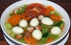 Resep Sayur Sehat Sop Telur Puyuh Nikmat Resep Sayuran Resep Makanan