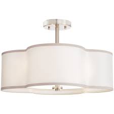 Email cs@lights.com for any personalized measurements you need. Home Decorators Collection 18 Inch 4 Light Brushed Nickel Finish Semi Flushmount Light Wit The Home Depot Canada