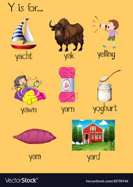 Many Words Begin With Letter Y Download A Free Preview Or High Quality Adobe Illustrator Ai Eps Pdf And Hig Art Activities Alphabet Images Alphabet Pictures