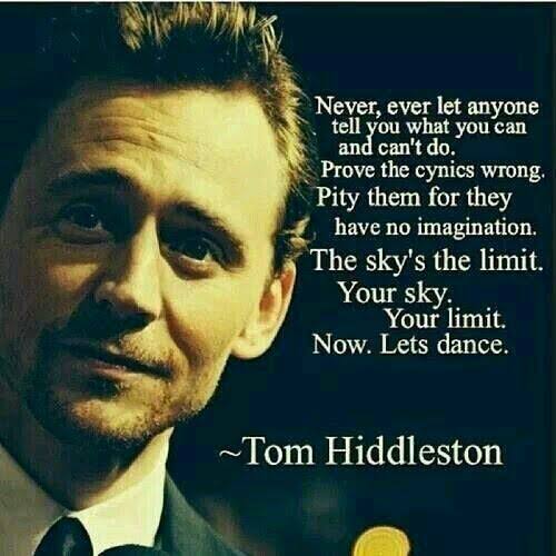 Tom Hiddleston quotes