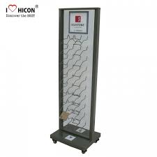 China wall tile display rack manufacturers,select durable and bearable wall tile display rack products in best price on www.hidisplaystand.com. Durable Custom Showroom Stone Tile Display Stand
