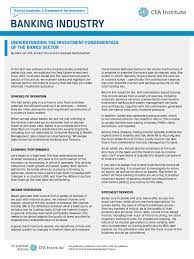 There are also 666 branches in california. Cfa Sector Analysis Banking Banks Investing
