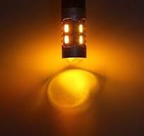 GLL 1157 BAY15D 5730 20 SMD Amber/White Switchback Turn Signal LED Light  Bulbs 3.8W 12V LED Super Bright 600 Lumens 6000-6500K Brake Light Lamp  (Pack ...