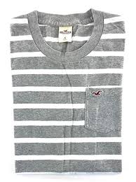 Amazon Com Hollister Mens Seagull Logo T Shirt X Large Gray