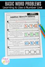 Addition Word Problems Using A Number Line Solve The Word Problem And Write The Addition Equation To Matc Addition Word Problems Addition Words Word Problems