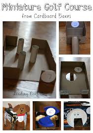 Cardboard Box Miniature Golf Course Reading Confetti Miniature Golf Miniature Golf Course Golf Courses