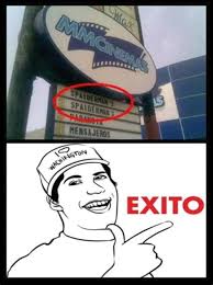 Easily add text to images or memes. Exito Memes