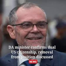 Minister of Forestry, Fisheries and Environment Dion George recently  confirmed his dual US citizenship but his removal from the position is  being considered for other reasons. #TheCitizenNews Read more here ⬇️  https://www.citizen.co.za/news/south ...
